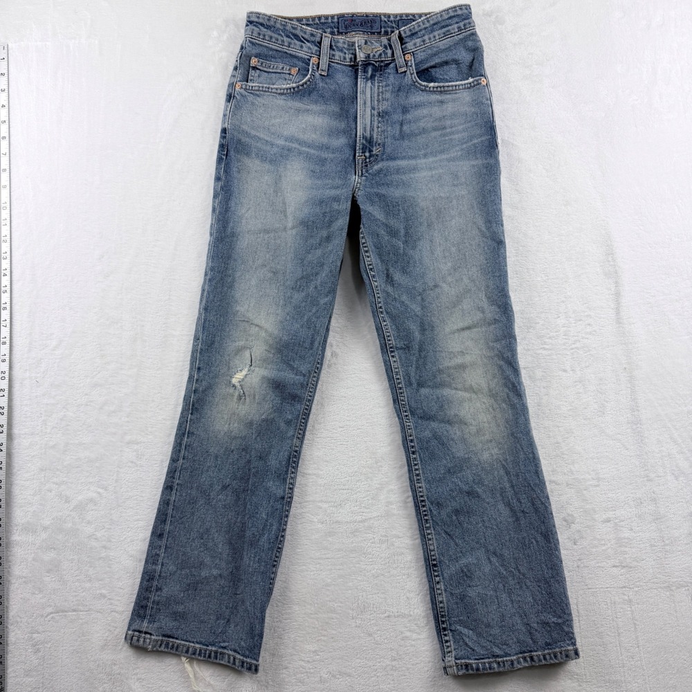 Lucky Brand Jeans Lucky Pins Distressed Straight Leg Size 2/26